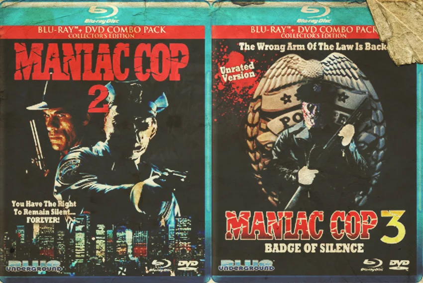 Maniac Cop 2 & 3 Blu-Ray Reviews — The After Movie Diner